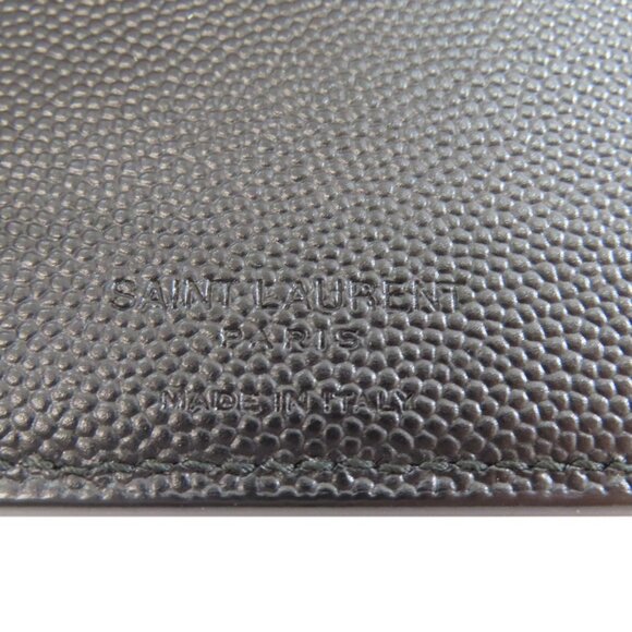 SAINT LAURENT Black Leather Wallet - Picture 7 of 11